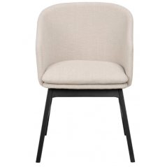 RO WINDHAM ARMCHAIR BEIGE/BLACK